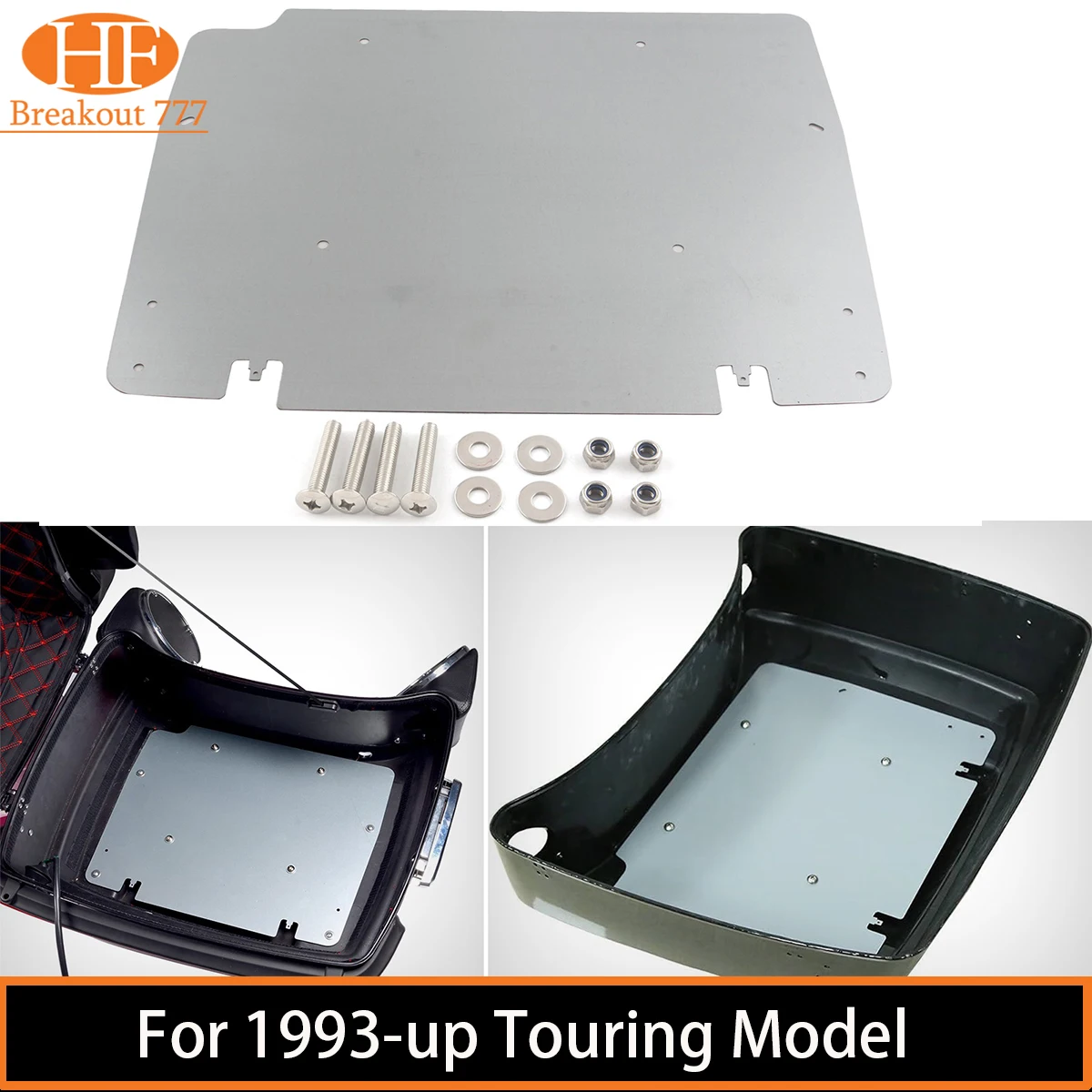 

For 1993-up Touring Model FLT FLHT FLHTCU FLHRC Road King Road Glide Street Glide Electra Glide Motorcycle Pack Trunk Base Plate