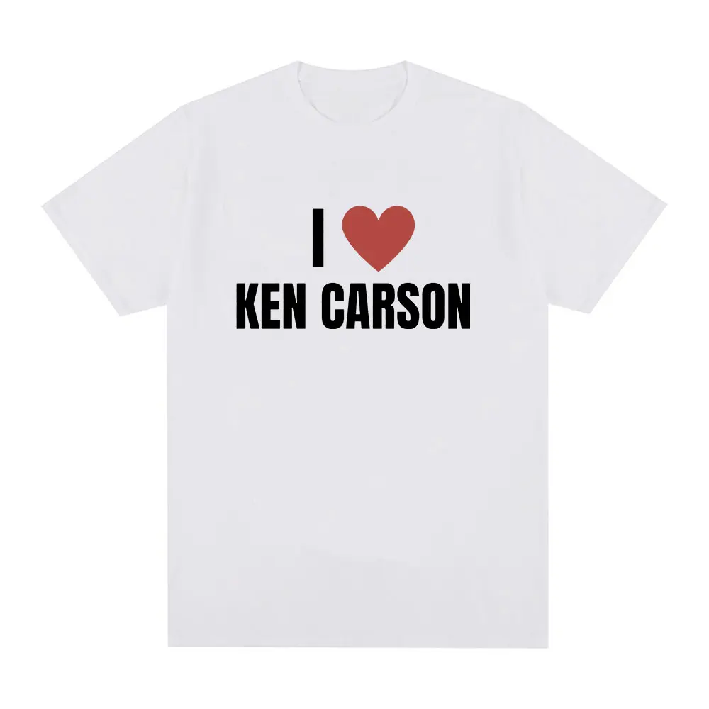 I Love Ken Carson T Shirts Men Women Fashion Hip Hop T-Shirt 100% Cotton Casual Cozy Oversized Short Sleeve T-shirts Streetwear