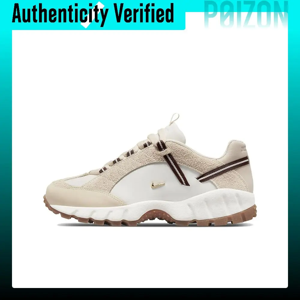 Jacquemus X Nike Air Humara Casual Shoes Women's Low-top Light Bone/Sail White/Gold DR0420-001