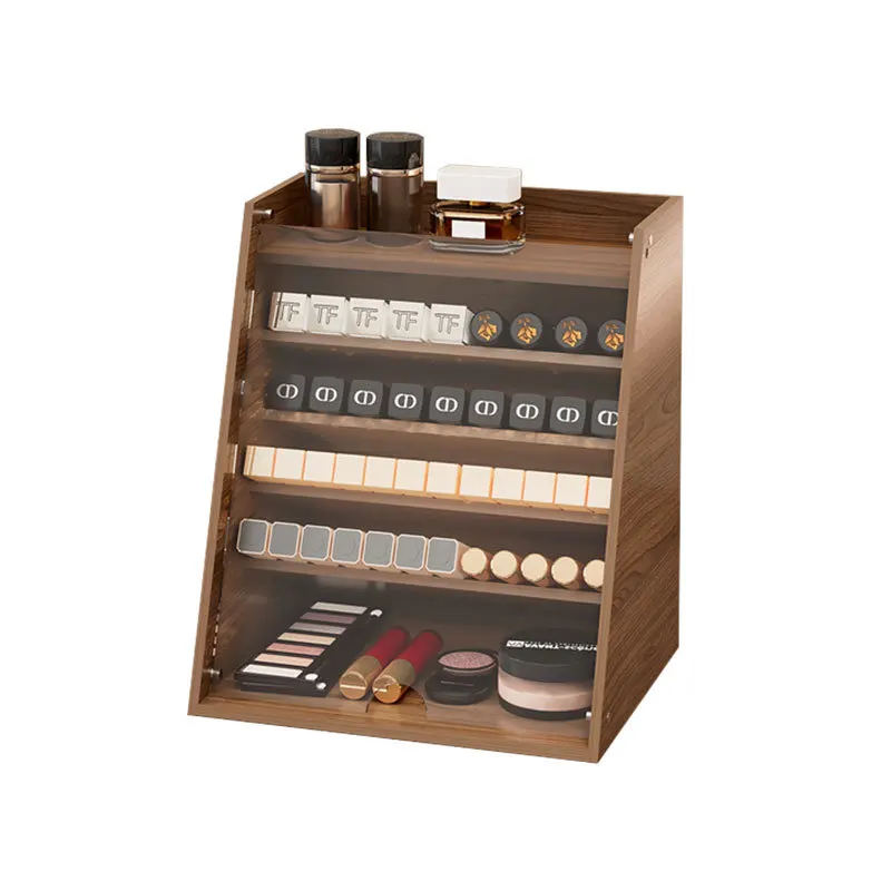 Dust-proof lipstick storage box, premium desktop acrylic lid, cosmetics lipstick box, lip glaze, lipstick rack.