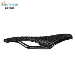 elitaone 3D Printed Saddle SLR Carbon Road/MTB Bike Saddles 245x145mm Competition comfort saddle