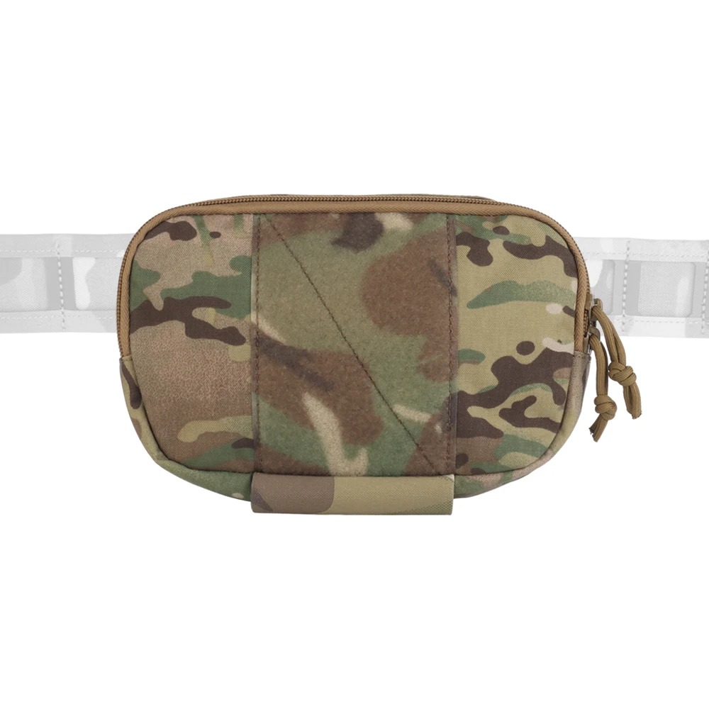 Wosport Small Multi-purpose Task Pouch Cordura Hook Loop Drop Mount Belt Attachment Elastic Retention Organizer for Airsoft Vest