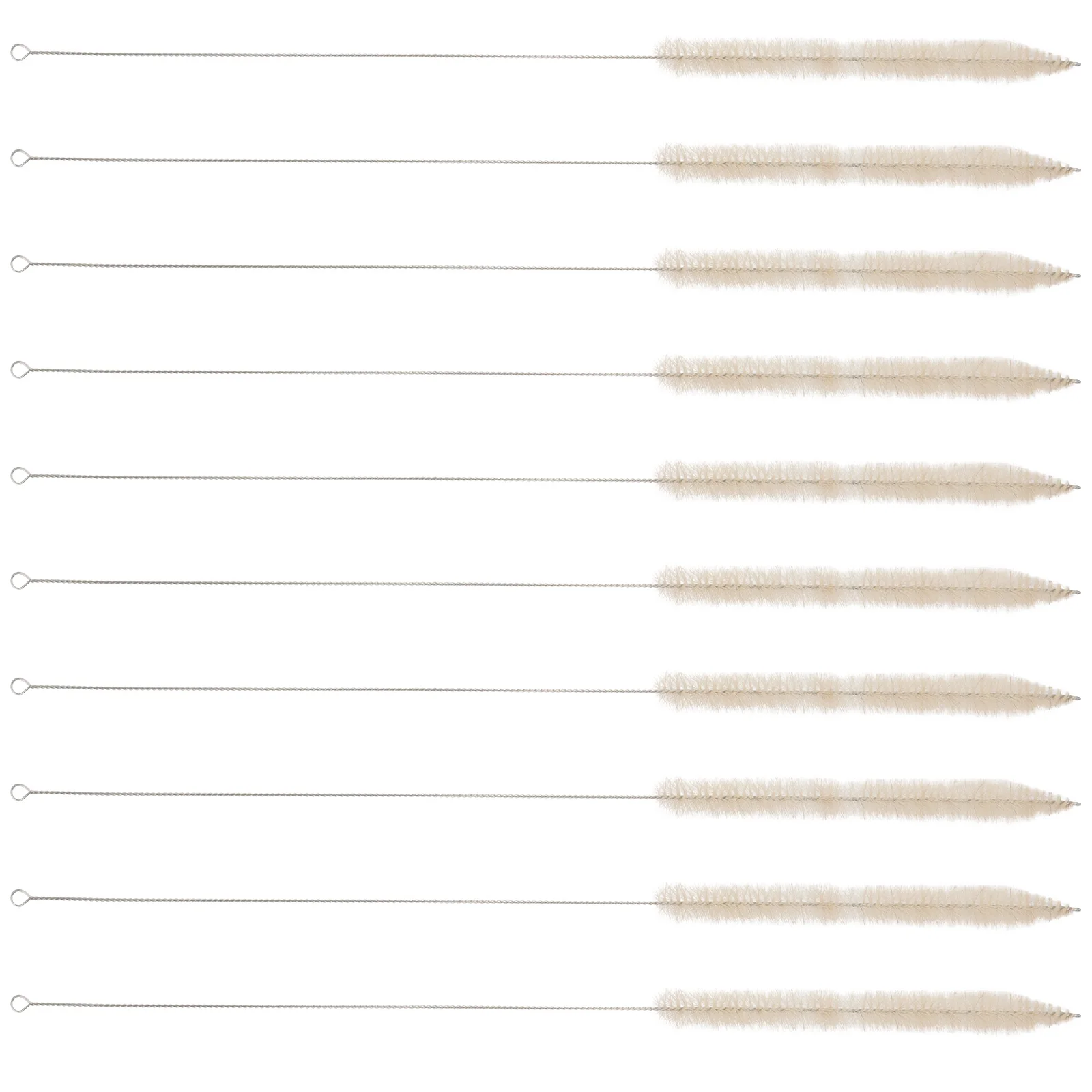 10 pcs Scale Pipette Cleaning Brush Lab Tool Graduated Pipette Test Tube Soft Bristles Portable Reusable Laboratory Equipment