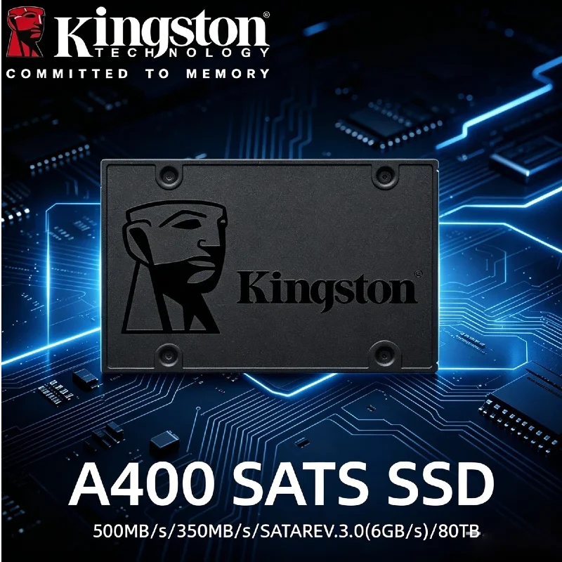 SSD Kingston A400 Computer Storage Disk 2.5 Inch SATA III Solid State Drive Replace Original HDD For Laptop PC