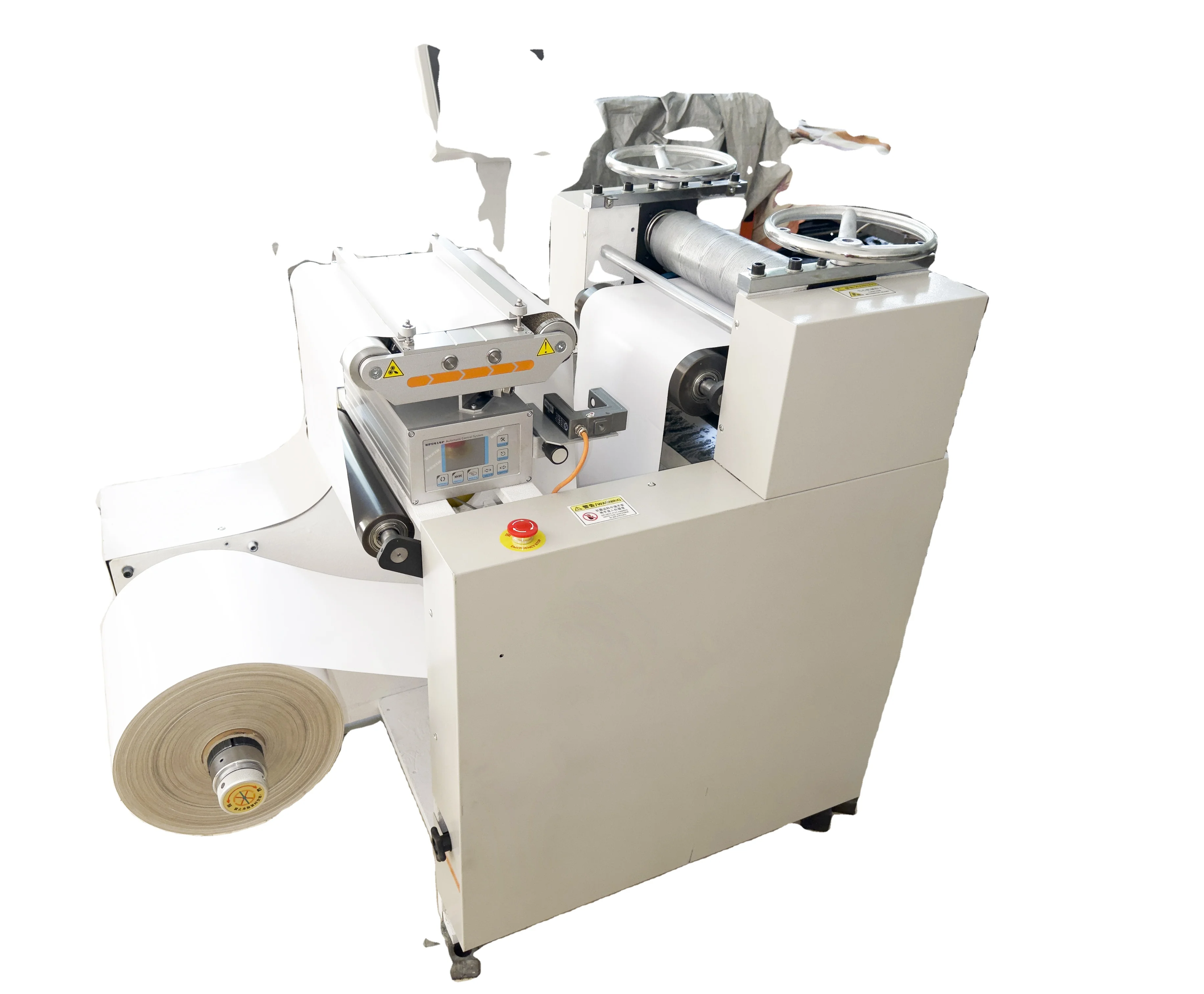 Automatic Embossing Machine with Aluminum Foil for Labeling t Shirt Garment Fabric and Wallpapers