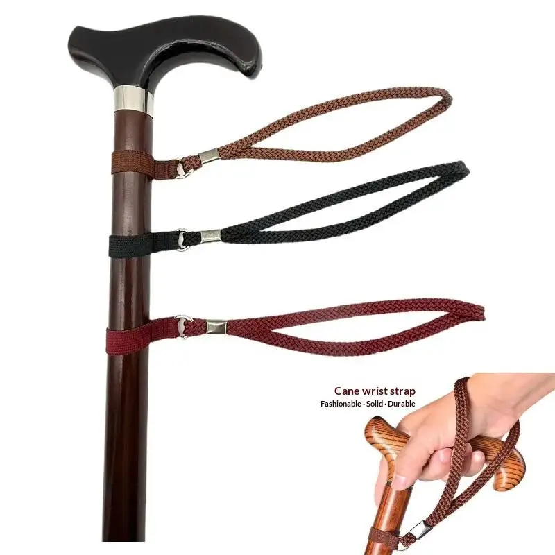 1 Stück Anti-Verlust-Universal-Lanyard, verschleißfeste Gehstock-Handgelenkschlaufe für Senioren, Outdoor-Reisen – Detail 1