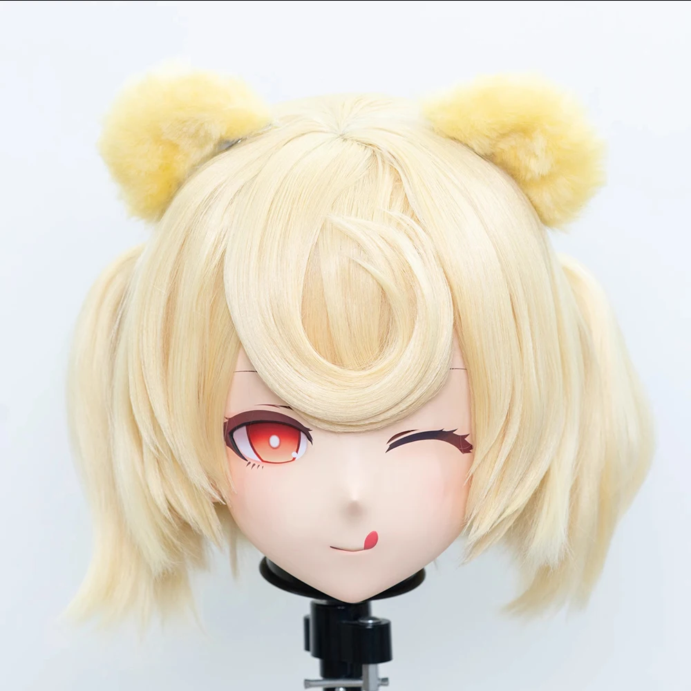 

(MEO400) Customize Handmade Full Head Lockable Crossdress Male to Female Japanese Cartoon Anime Game Character Kigurumi Mask