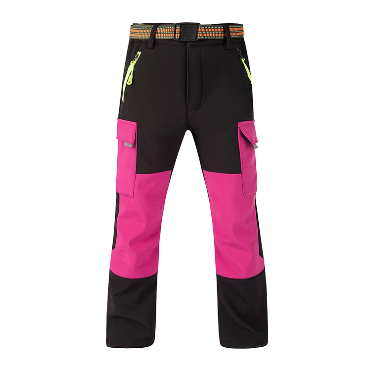 Trvlwego Kinder Schnee Skihose Trekking Reise wasserdicht wind dicht warm Fleece gefüttert Outdoor Wander Camping Hose
