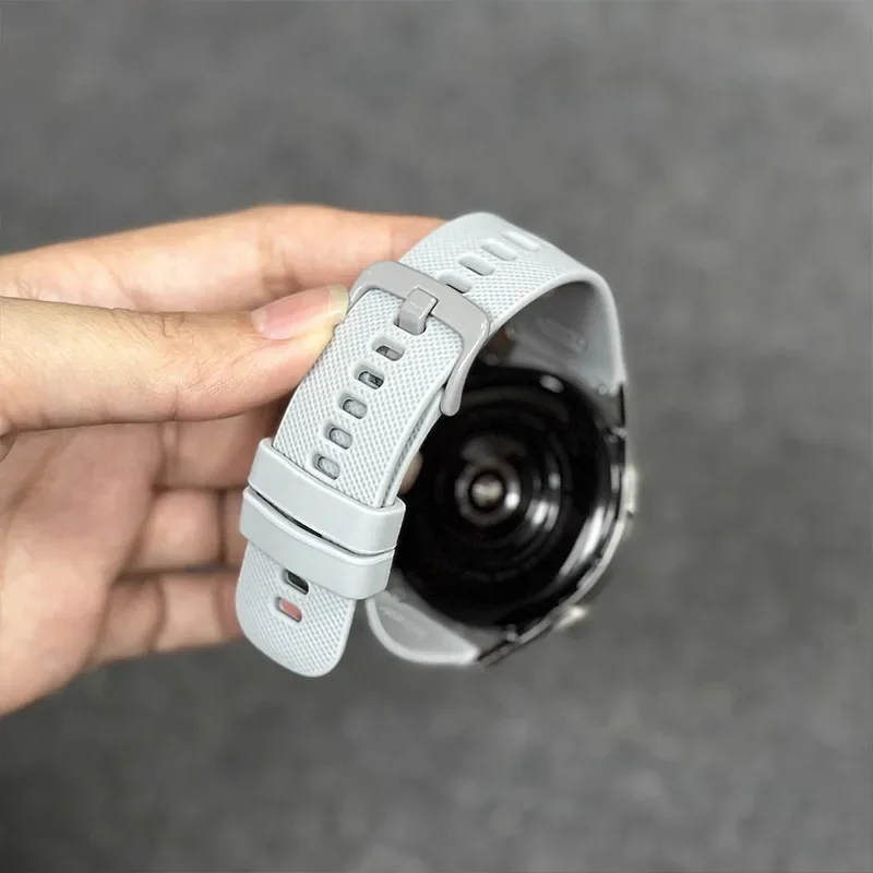 

Поп 2 шт. силиконовый ремешок для Samsung Galaxy Watch 7/6/5/pro/4/Classic/active 2 47-44 мм спортивный браслет Huawei GT 20 22 18 мм Watch S