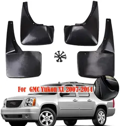 Mudflaps Splash Guards Mud Flap Car Mud Flaps For 2007-2014  Cadillac Escalade GMT900  Mud Flaps Splash Guard Front Rear Fender