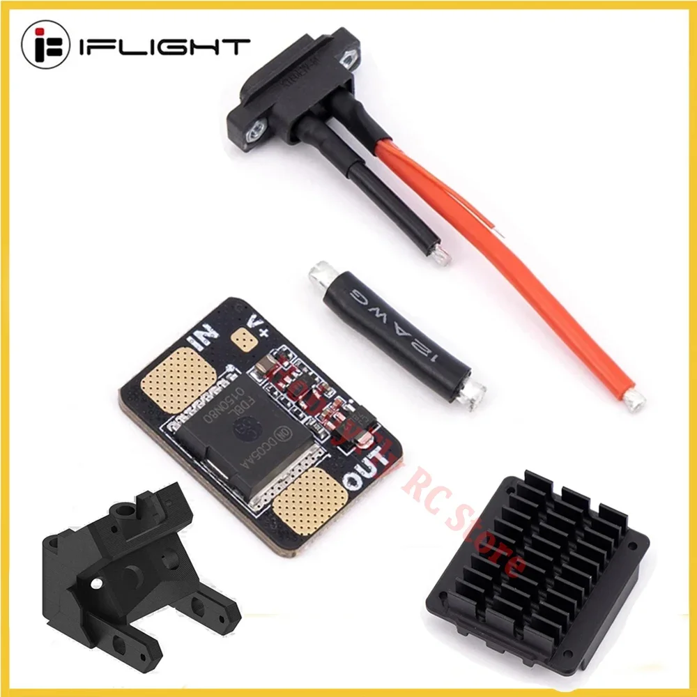 

iFlight Anti Spark Filter / Single DJI Antenna TPU/Dual Antenna TPU /O3 Air Unit Heatsink for Chimera7 Pro V2 / Nazgul FPV parts