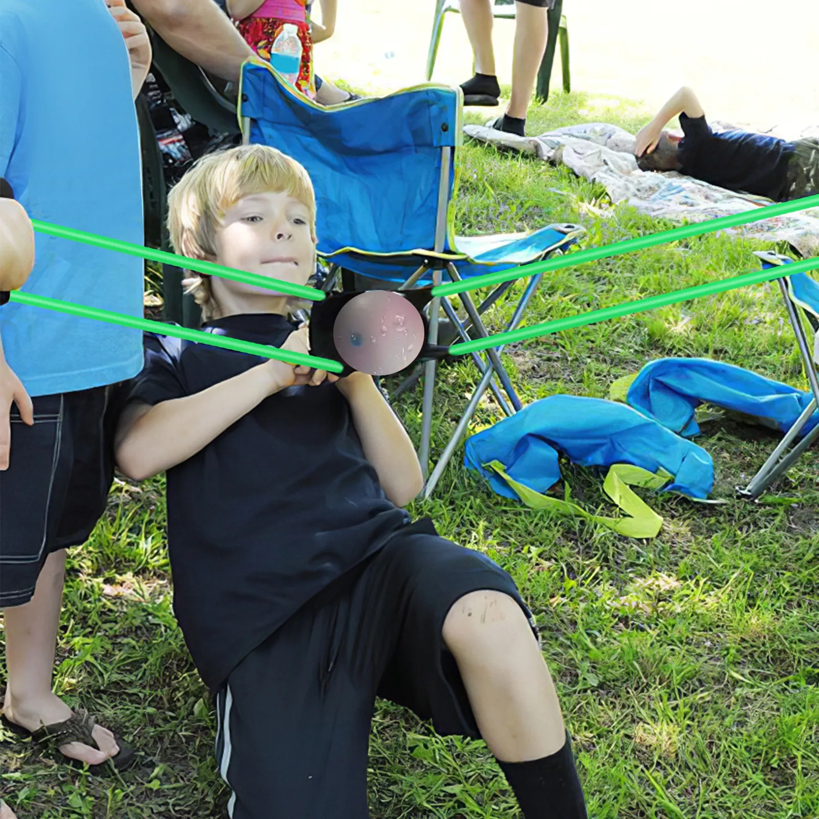 

Детская пусковая установка для водных шаров Green Line, 1,5 метра, для улицы, на день рождения, фестиваль, летние развлечения