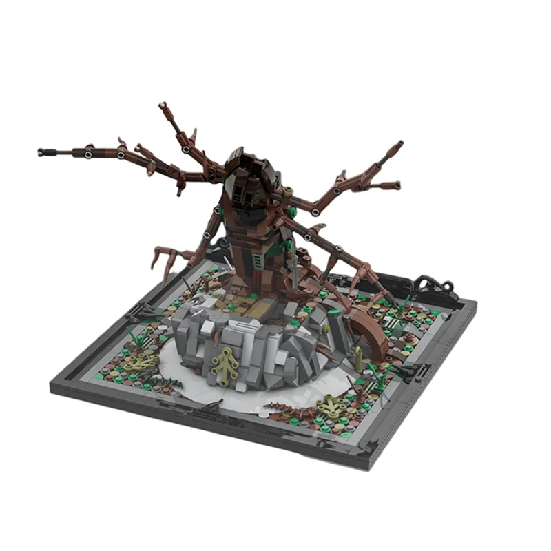 NEW 1493PCS Tree of The Dead Halloween MOC DIY Education Creative Idea Children Brick Toy Birthday Building Christmas Gift Block