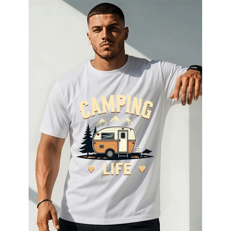 Men'S T-Shirt, New Men'S Summer Short-Sleeve 