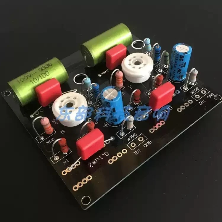3A5 Vacuum Tube Preamplifier Hi‑Fi Analog Pre‑Amp Compatible with 6N3 6N11 for Home Stereo Audio System DIY Audiophile Accessory