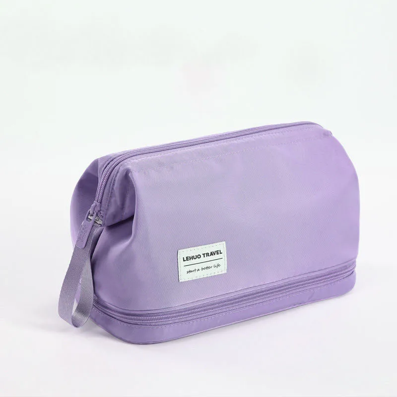 Double Waterproof Large-Capacity Storage Bag Pencil Case Pen Bag Women Man Portable Toiletries Bag Travel Cosmetics Makeup Bag