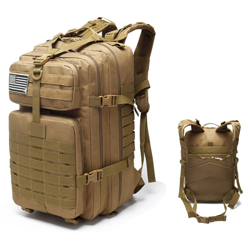 

Military 3P Shoulder Bag Tactical Gear Molle Bag Camouflage Backpack Large Capacity Camping Hiking Backpacks