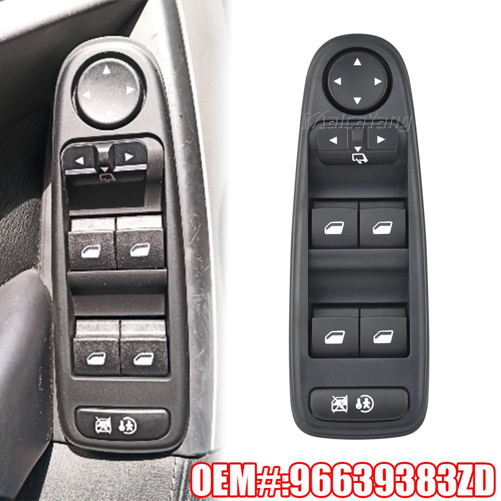CITROEN C4 PICASSO 6554YH İÇİN PENCERE REGÜLATÖRÜ ANAHTARI