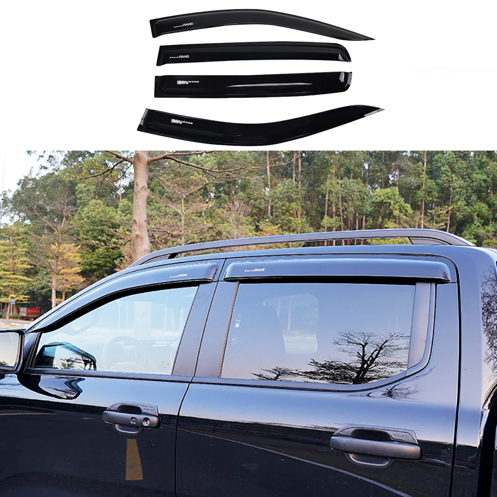Car Widening Thickening Rain barriers Rain Shields Fit For Ford Ranger T9 2023 - 2025 Upgraded Appearance Modified Accessories