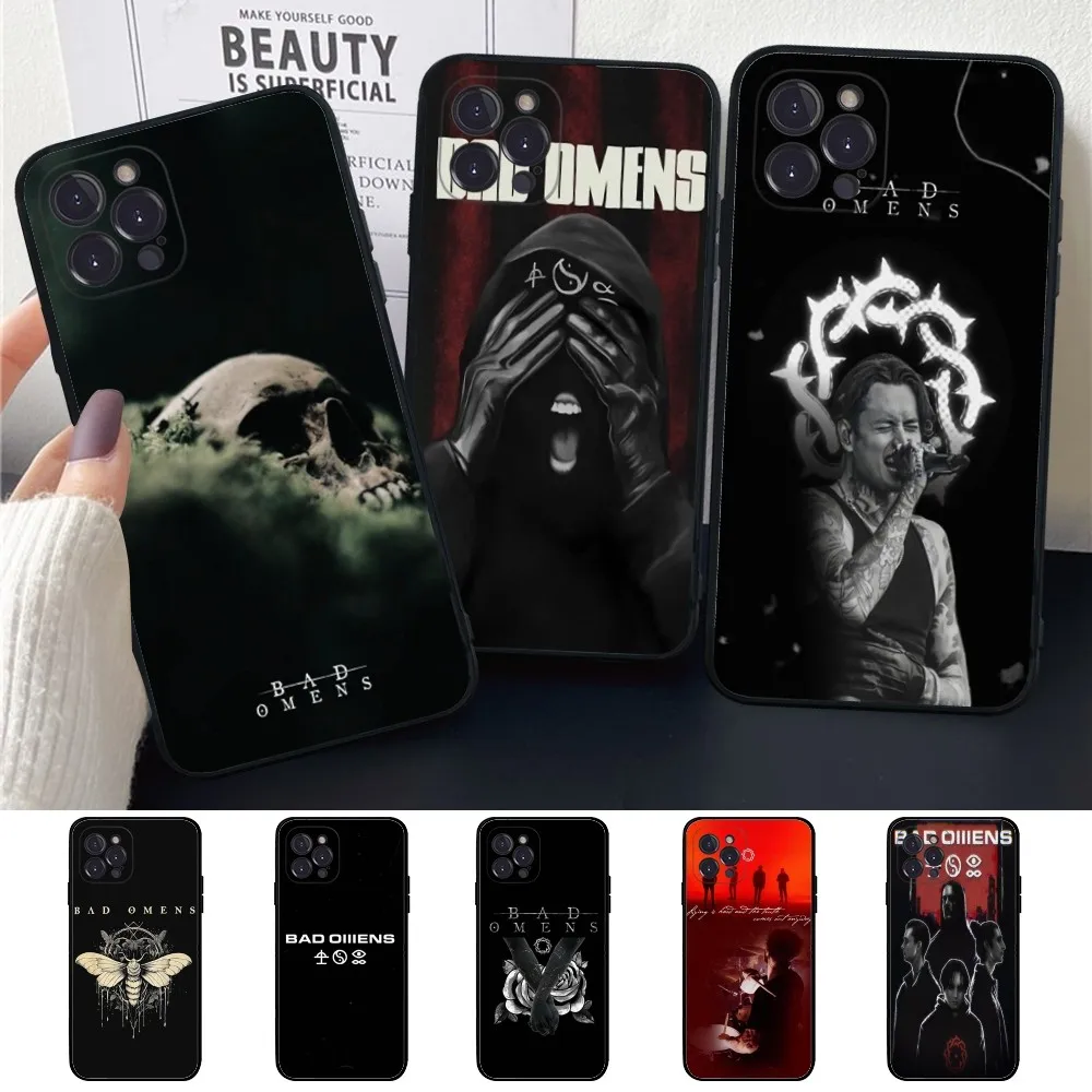 Bad Omens Music Band Phone Case Silicone Soft for iphone 16 15 14 13 12 11 Pro Mini XS MAX Plus X Cover