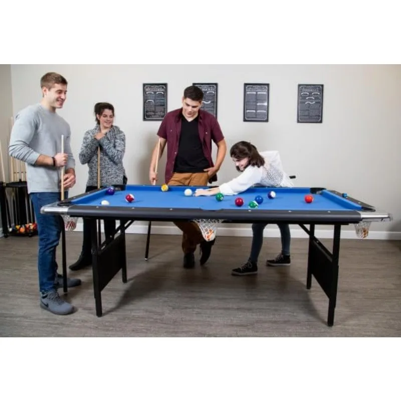 Folding Billiards Tables for Game Room with Storage