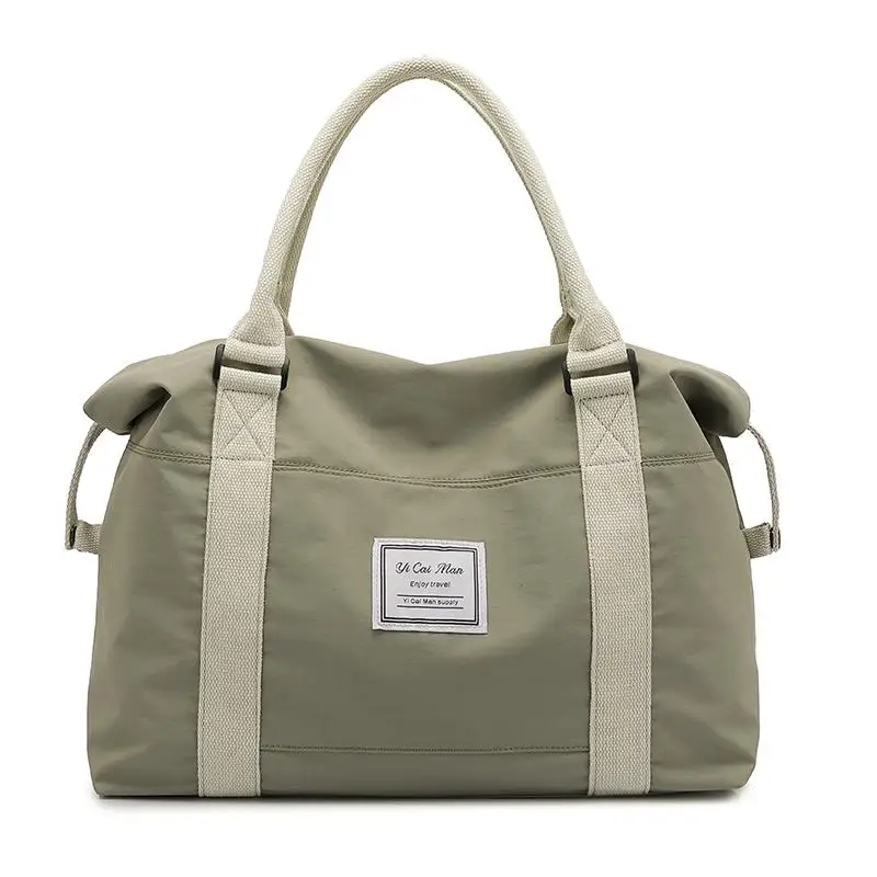 

Large Capaci Travel Bag Fitn Bag ort Trip Long Trip Men's Women's Faion Trend Candy Color Nylon Youth Travel Bag