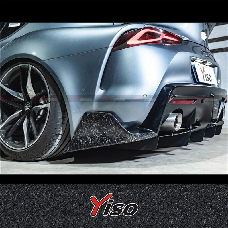 FOR TOYOTA SUPRA A90 Modified Carbon fiber Aimgain Back wrap angle Aerodynamic kit Front Spoiler