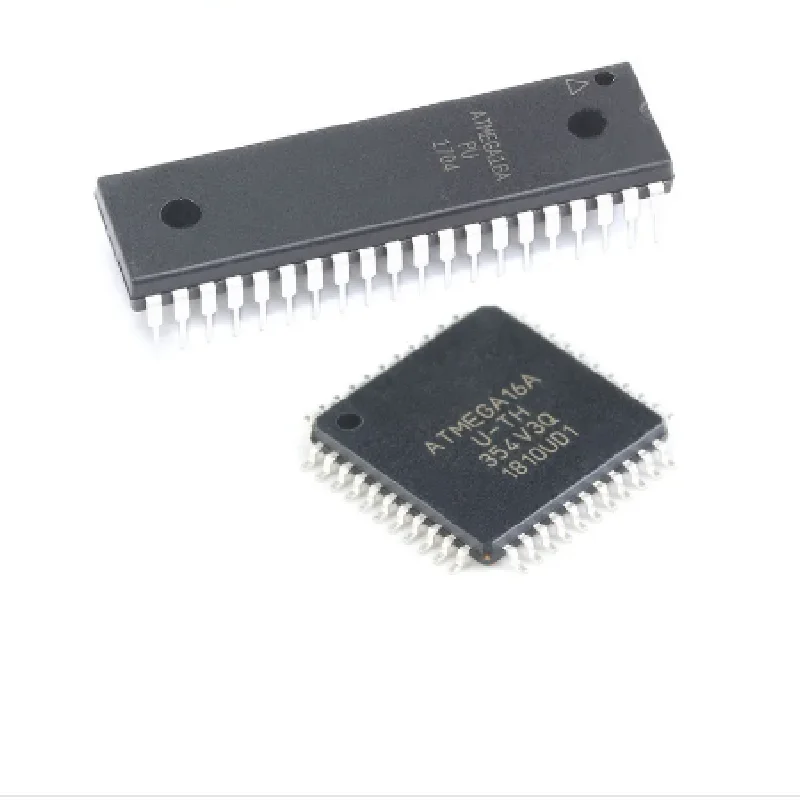 ATMEIncome 16ATMEIncome 16A ATMEGA16A-PU ATMEGA16A-AU TQFP-44 DIP-40 AT Marque MCU 8BIT 16KB FLspatule Original