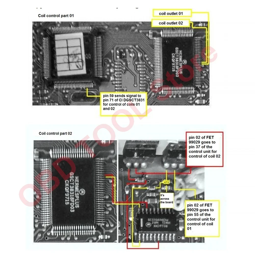 ECU Repair Course Study Guide ECU Teaching  PDF EPROM TEST Progranmming SMD Digital Central Simulator Car Diagnostic Learn Tools