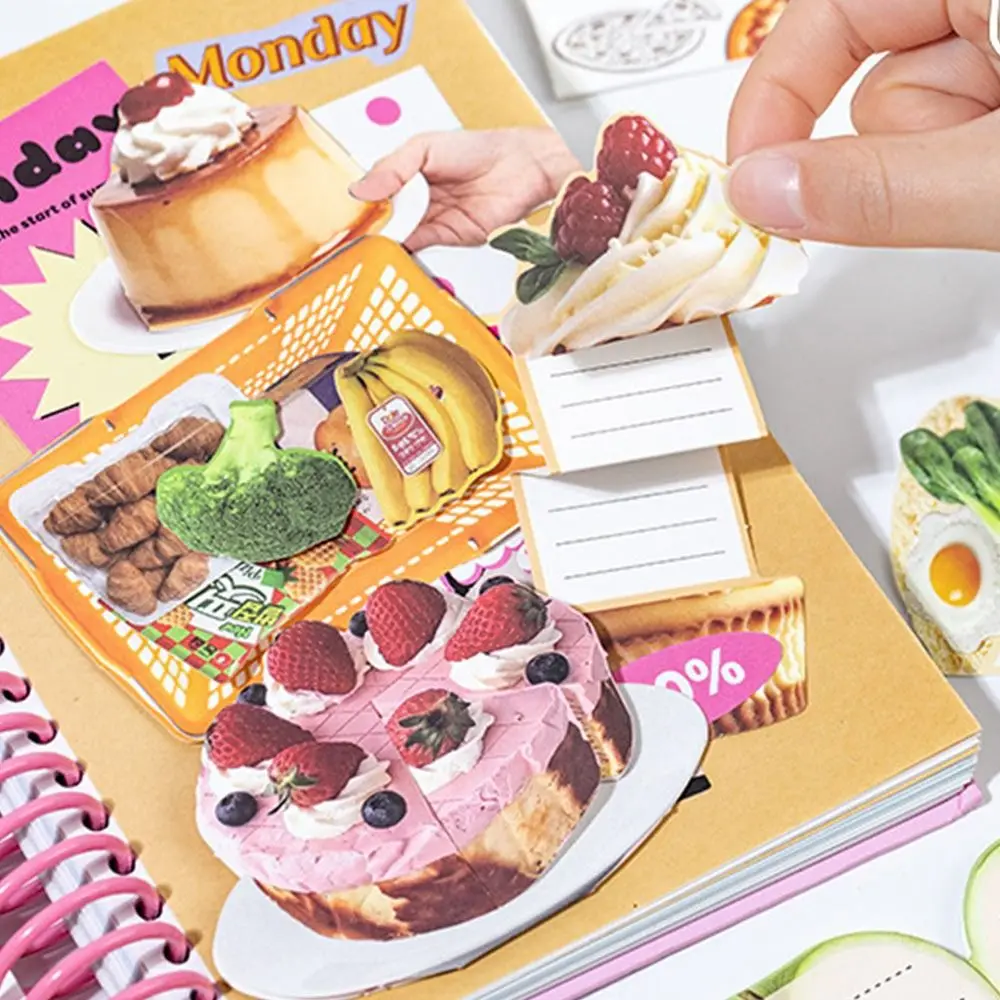 

20 Sheets Multicolor Mechanism Material Book Paper Fragments Daily Scrapbook DIY Accessories Fragments Sweet Craft Supplies