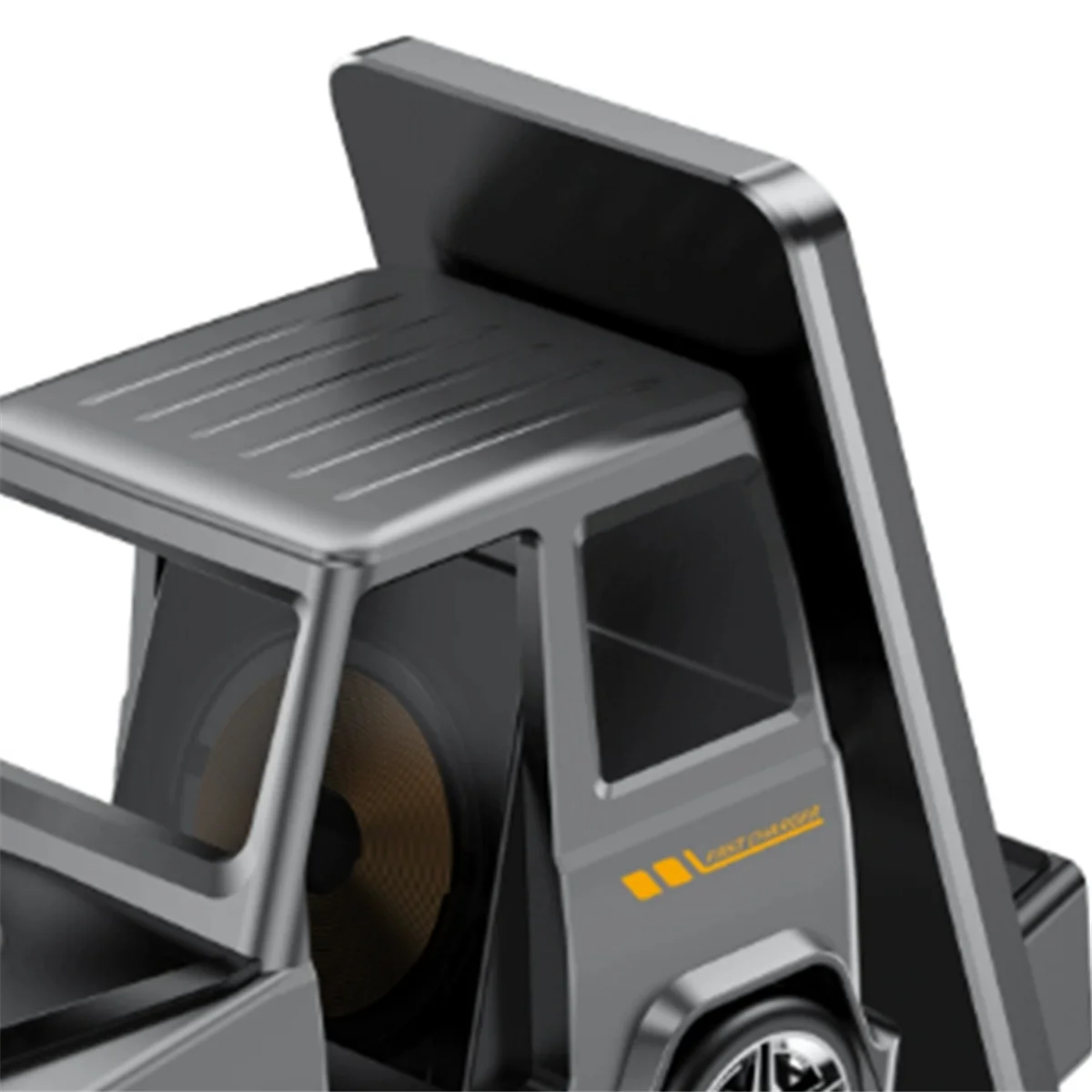 

2025+ 6 in 1 Car Wireless Charger Stand Innovative Car Shape 15W Fast Charging Desk Charger Great Present Idea Orange