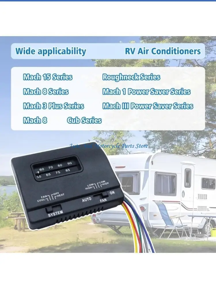 P9FD RVs AC Thermostat 7330F3852 Single Stage Heating/Cooling Control Thermostat
