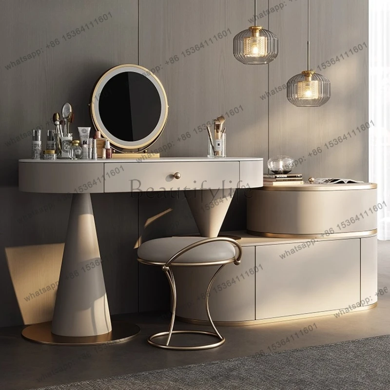 Toiletries Makeup vanity illuminated makeup dressing table dressers desk dresser with mirror Bedroom furniture