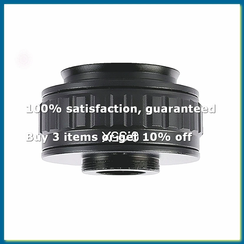 C Mount Adapters Lens 0.35X CCD for Trinocular Stereo Microscope Camera 38MM Interface Increased Field of Vision-A62I
