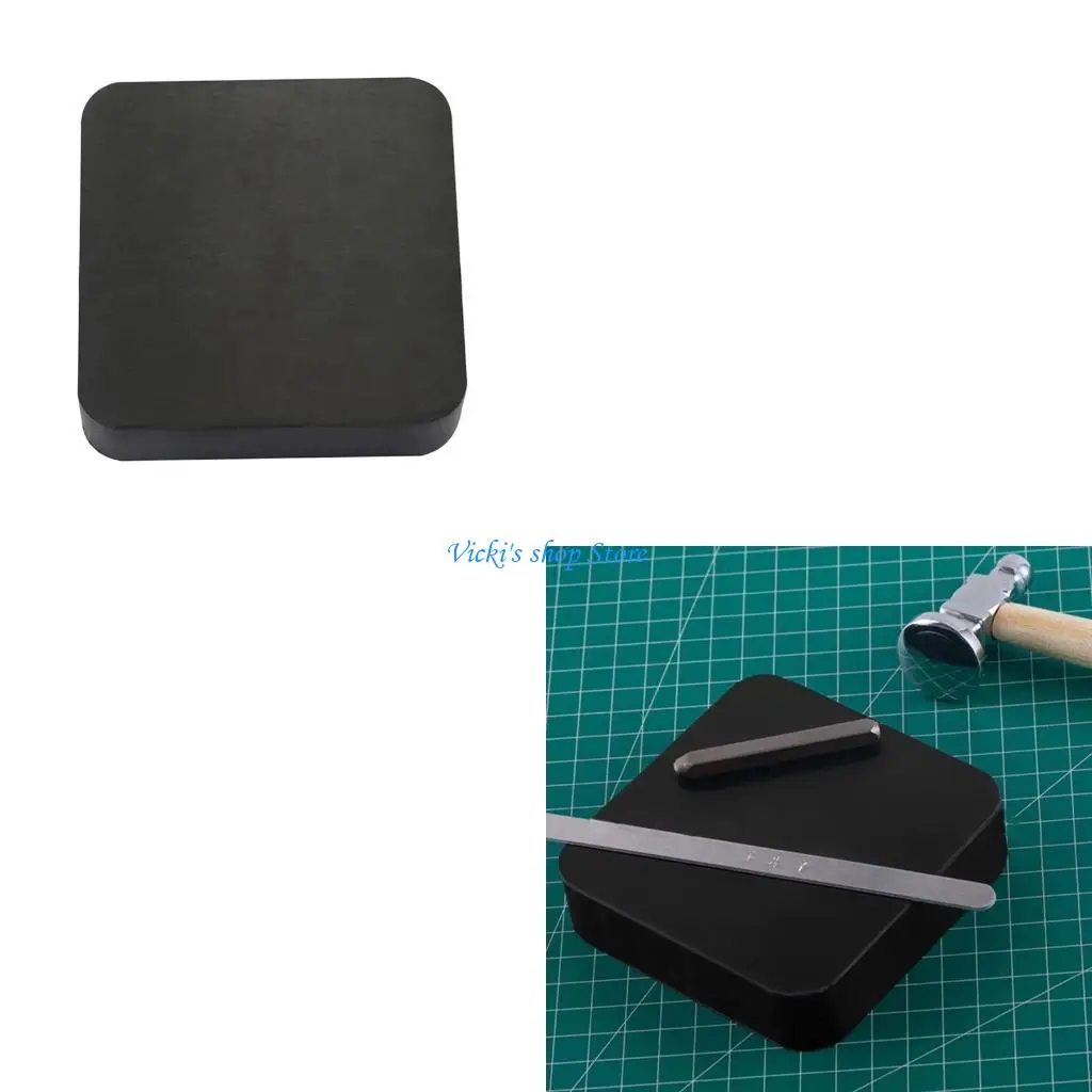 

C1FC 4 -дюймовая резиновая скамейка квадрат квадрат черный ювелирный ювелир