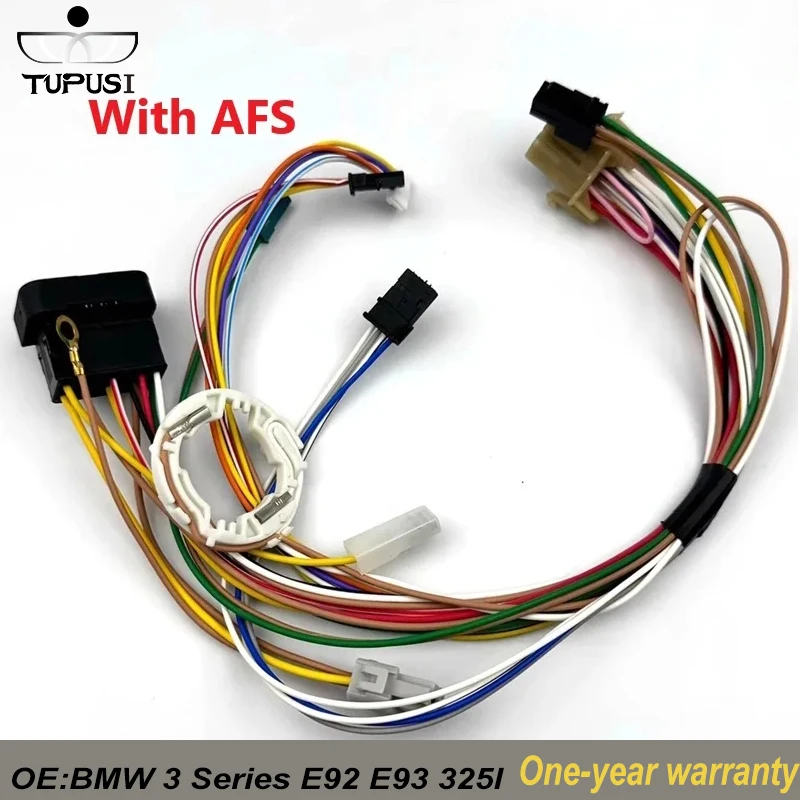 

For BMW 3 Series E92 E93 325I 330I 2006 2007 2008 2009 headlight wiring harness internal wire harness plug non AFS and with AFS