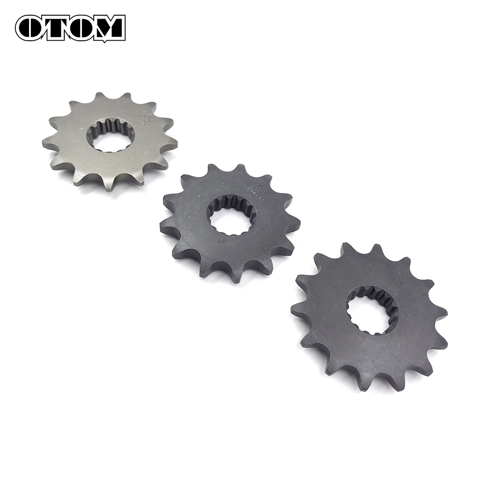 OTOM Motorcycle Front Sprocket 13/14T Chain Wheel 520 530 For ZONGSHEN Engine NC450 Pit Dirt Bike Off-road Motorbike Accessories