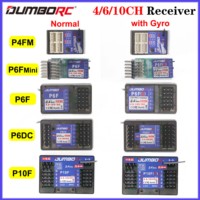 DUMBORC P6FG P10FG P6DC P4FMG MINI 4CH 6CH 10CH Receiver Voltage Return 4.8-10V for X4 X6 DDF-350 Transmitter RC Car Boat Truck