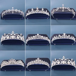 Bride's Headdress Hair Crown women's Wedding Hair Ornament Silver bride's Headdress Gold Headdress women's Gift