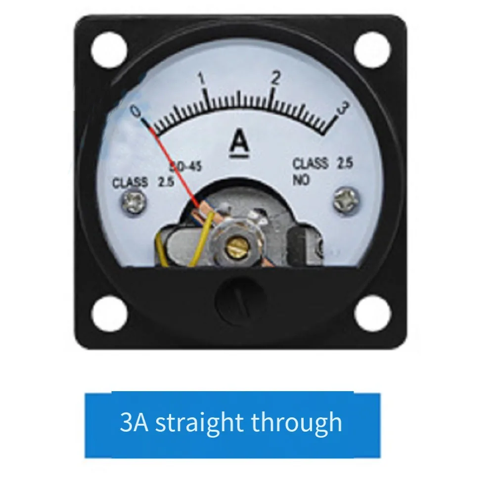 Pointer Type SO-45 Highly Sensitive Pointer Pointer Panel Meter ABS Current Meter DC Ammeter Digital for dial New