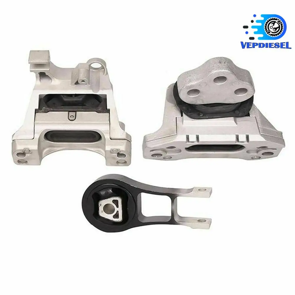 3pcs Engine Motor Transmission Mount Set For Jeep Cherokee Chrysler 200 68192831AF 68418876AB 68157441AD 68233389AB 4877788AF