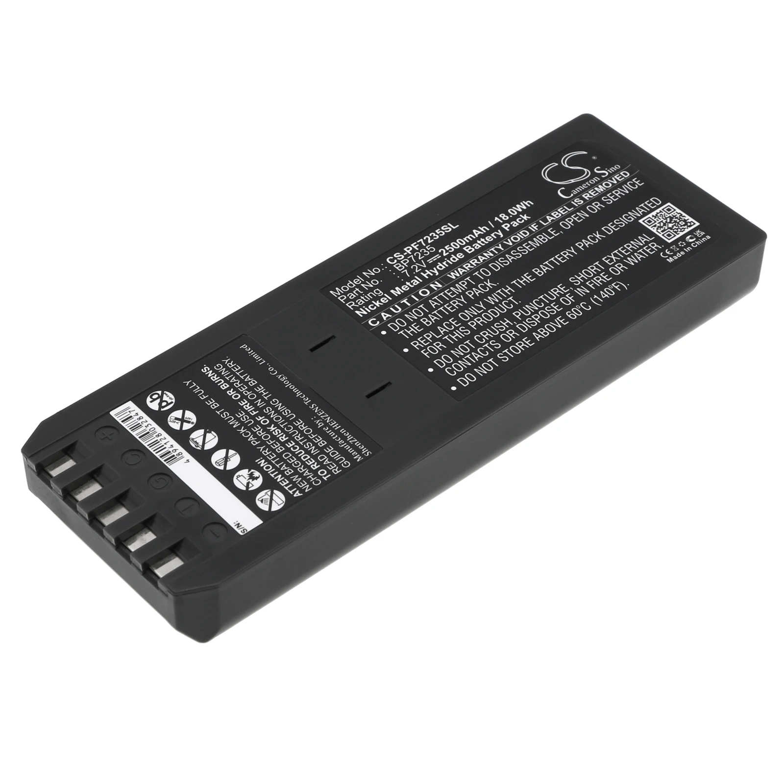 

Ni-MH Equipment, Survey, Test Battery for Fluke, 7.2V, 2500mAh, Compatible Models: 700 Calibrator, 740 Calibrator, DSP-100