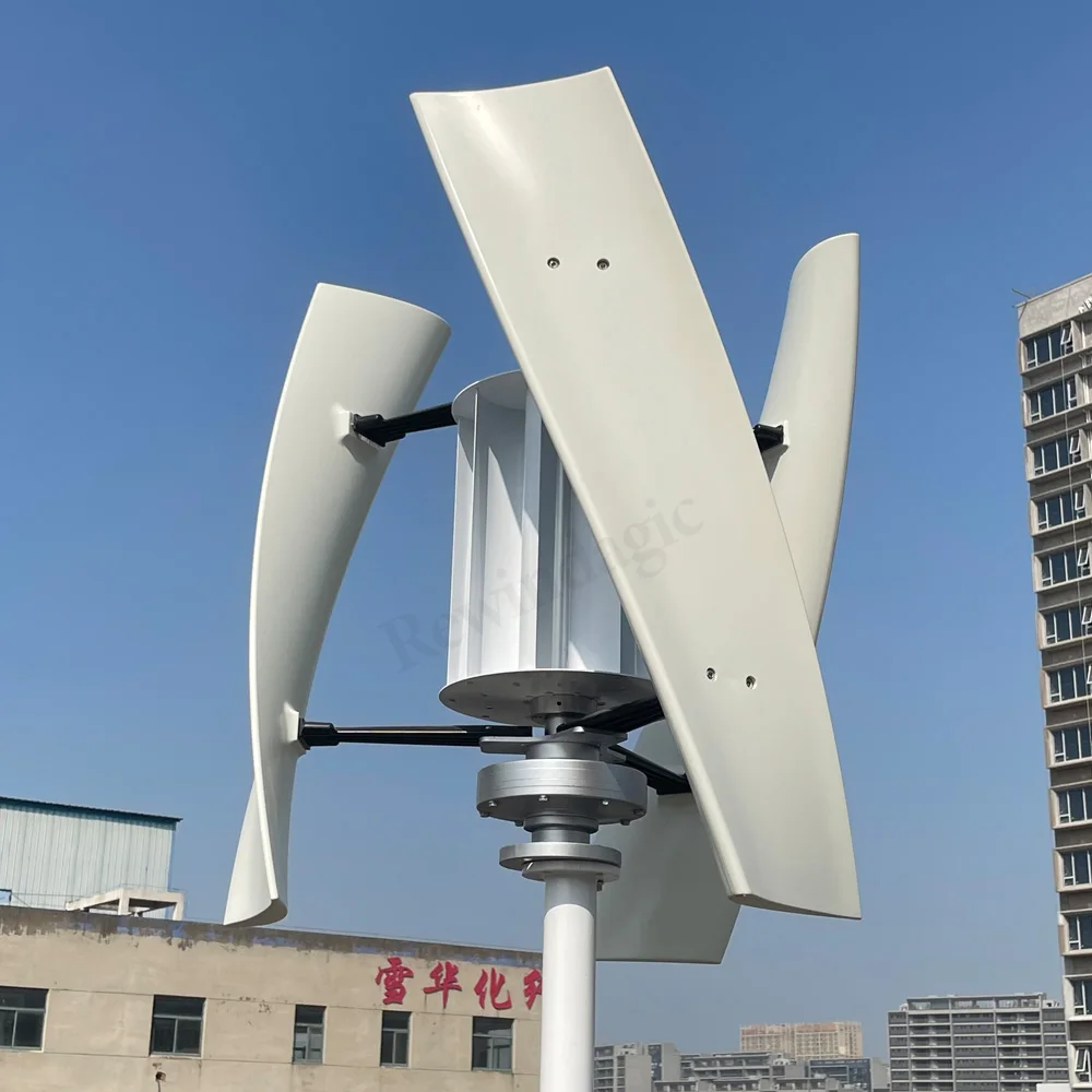 X5 8KW 10KW 15KW Vertical Axis Wind Turbine 12V 24V 48V Alternative Energy Generator AC Output Household with mppt Controller