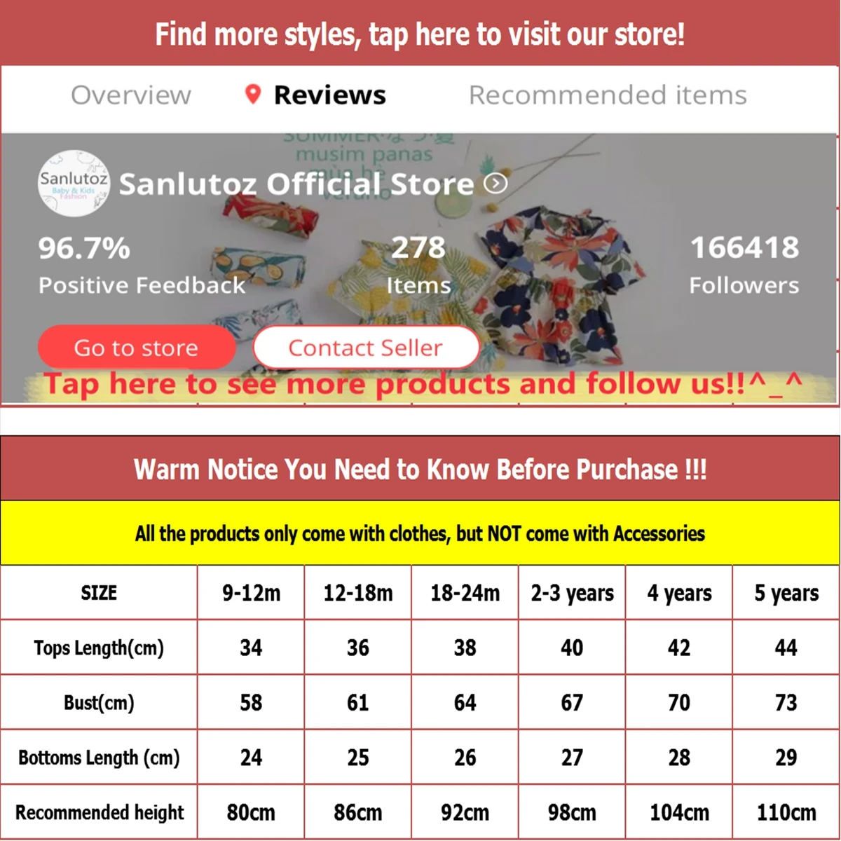 Sanlutoz Baby Clothing Sets Little Kids Tops and Shorts Outfits Sets Summer Floral 2Pcs