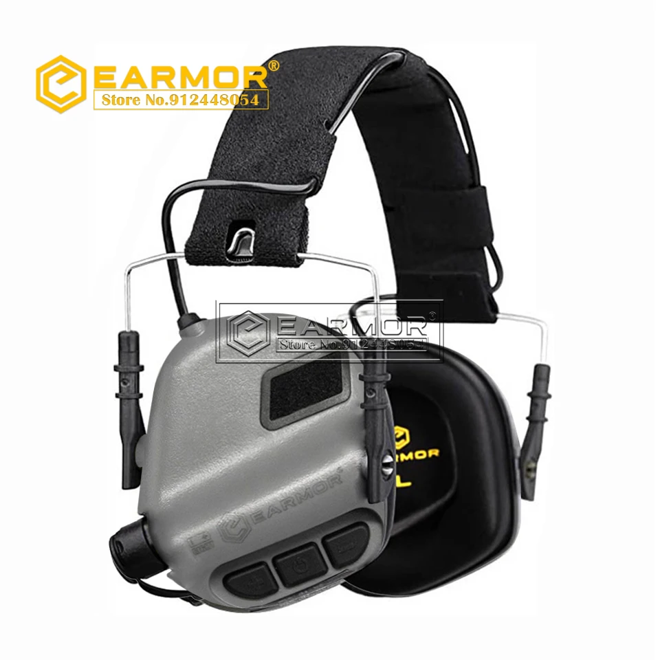 

EARMOR M31 MOD4 Tactical Headphonesn Noise Clearance Hearing Protector Earmuffs Shooting Earphone NRR22db