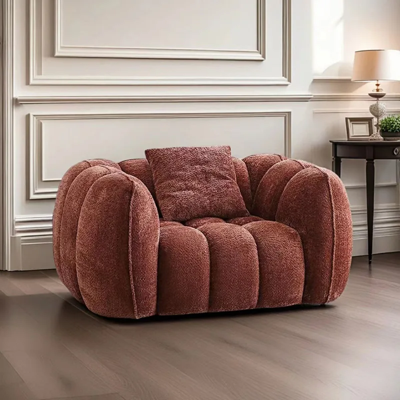 Individual Cute Living Room Sofas Puffs Nordic Bedroom Tiny House Outdoor Sofa Strawberry Designer Gonfiabile Home Furniture