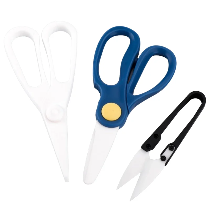 مقص المختبر PTFE/سيراميك مقاوم للتآكل وخالي من التلوث صلابة عزل حادة مقاومة للتآكل العالية JVLAB #6