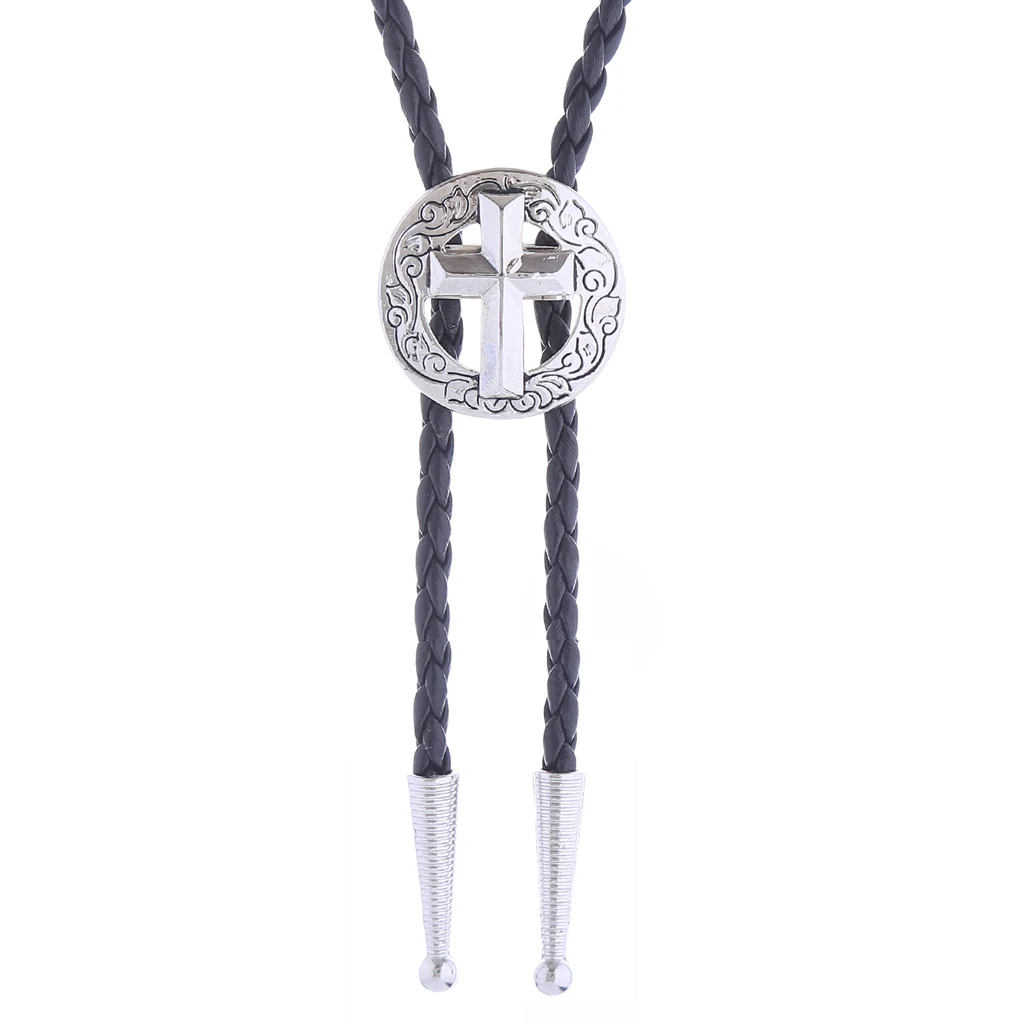 Fashion cross pattern Bolo Tie men\'s and women\'s clothing accessories