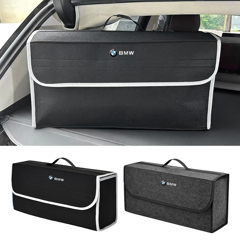 Car Trunk Storage Box Organizer Foldable Stowing Tidying Container Bag For BMW 1 3 5 7 Series M Performance M3 M5 M6 F01 F20 F10