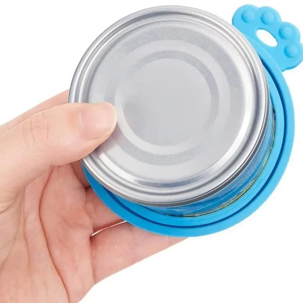 

3pcs Silicone Sealed Bottle Cap Dog Cat Lid Canned Bowl Reusable Lids Soda Can Silicone Food Covers Dog Food Can Covers Kitchen
